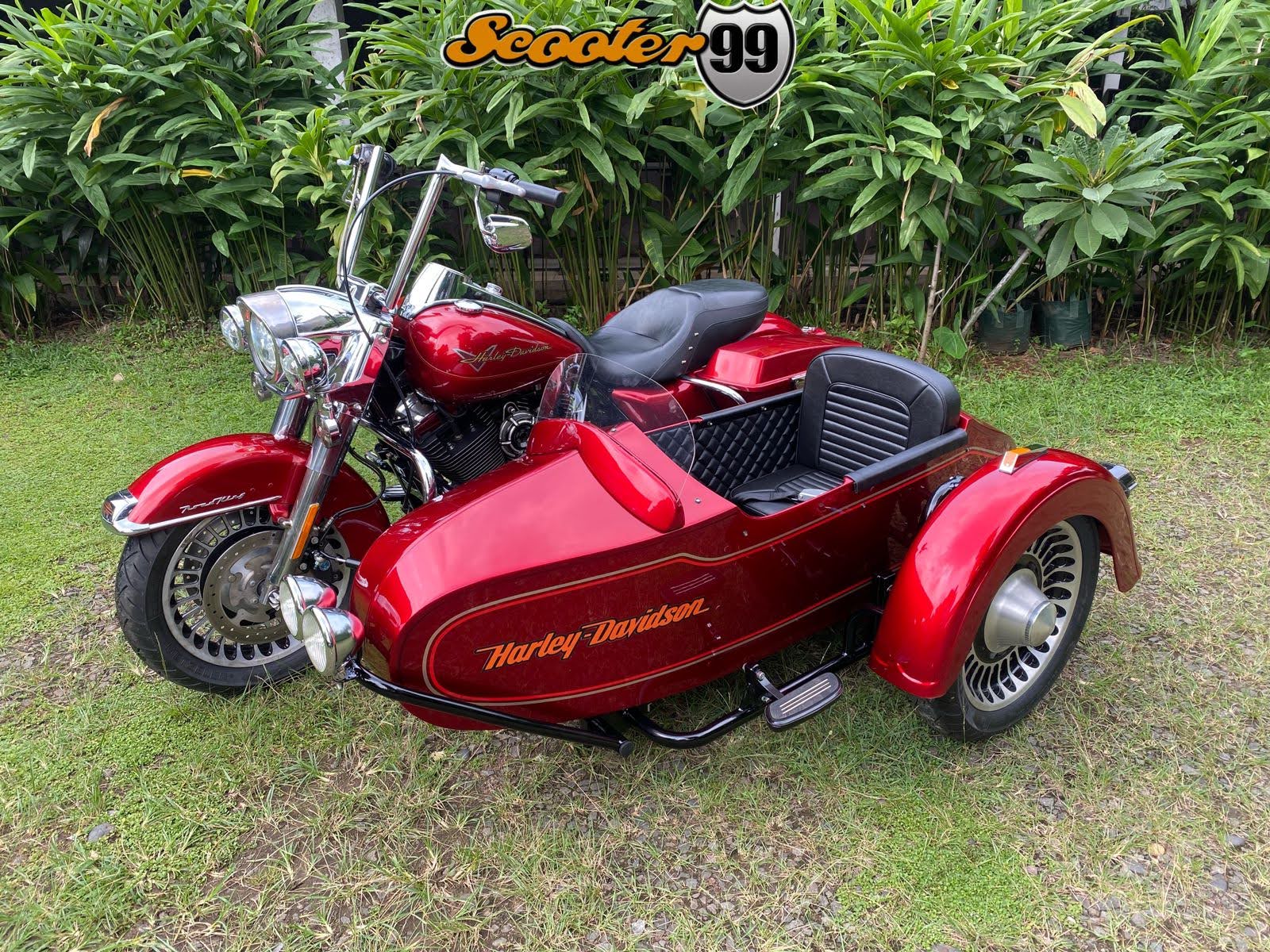 Harley Davidson Sidecar – interior and seat detail
